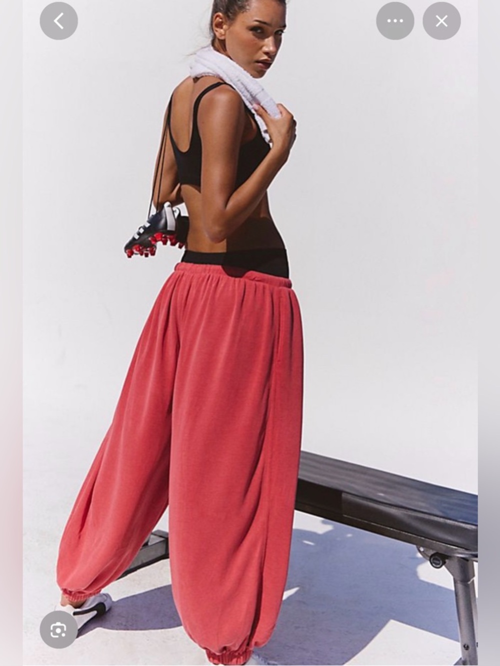 FP Movement Momentum Balloon Pants in Coral
